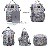 Camo Diaper Bag Backpack Multi - Function Diaper Bag for Baby Care Essentials Waterproof Travel Baby Bag for Mom Dad