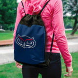 Campus Lab Florida Atlantic University Primary Logo Drawstring Backpack Sports Bag Sackpack, Perfect for Gym, Yoga, Practice or Travel