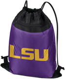 Campus Lab Louisiana State University Primary Logo Drawstring Backpack Sports Bag Sackpack 17