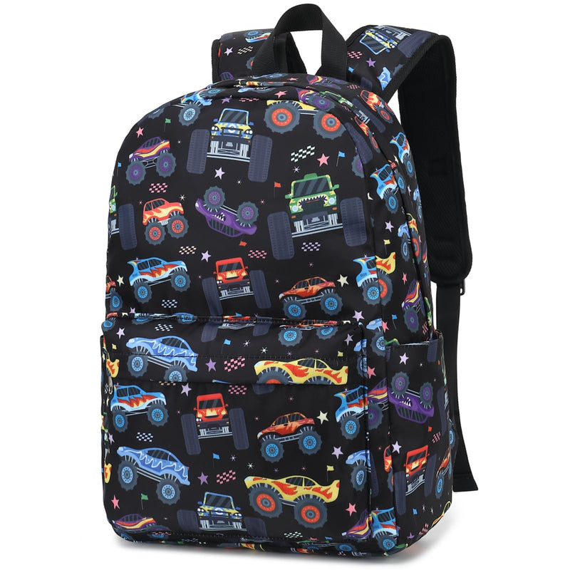 CAMTOP Kids Backpack for Boys, Preschool Toddler Backpack Kindergarten School Bookbag for Age 3 - 8(Monster Truck)