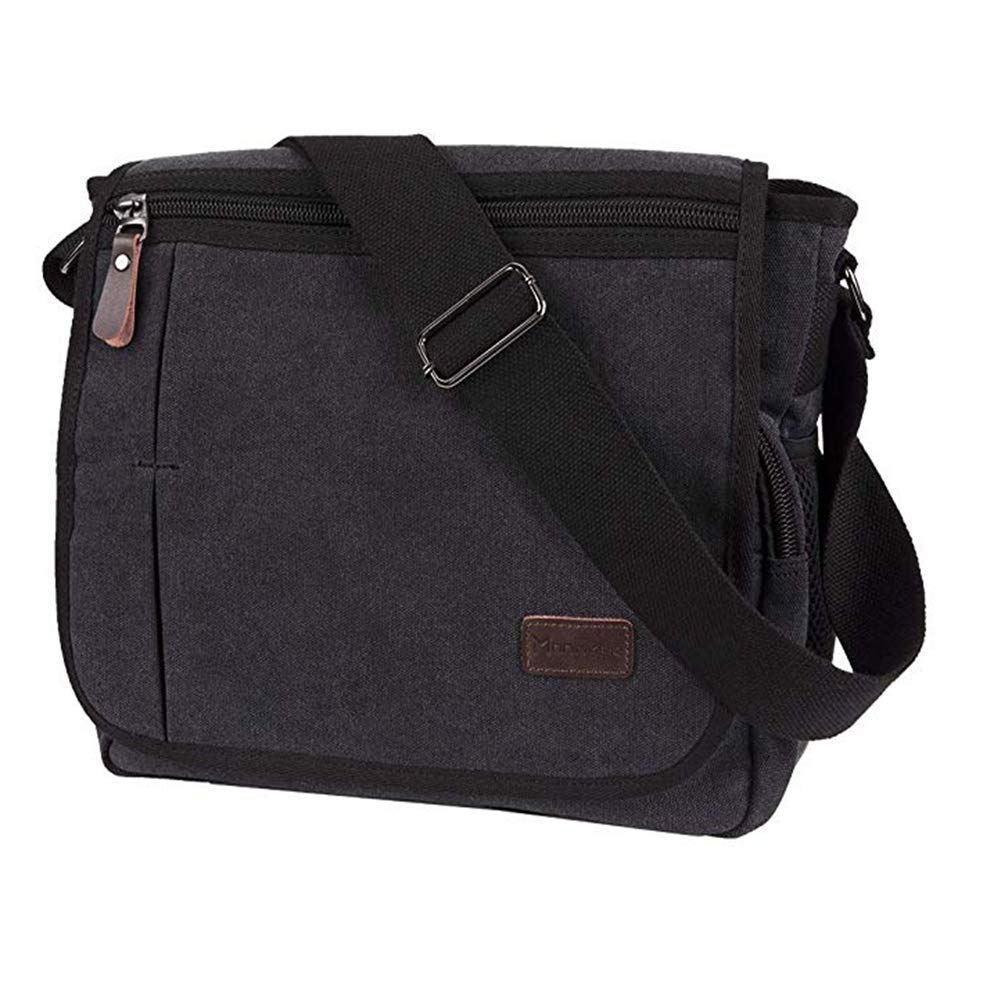 Canvas Backpack for Men Women, Vintage Rucksack Fits Most 15.6 Inch Laptop, Bookbag with USB Charging Port, Brown