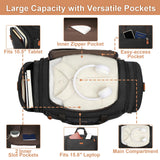 Canvas Mens Duffle Bag for Travel - Expandable 50L Weekender Bags with Toiletry Bag, Overnight Bag Travel Duffel Carry On Luggage with Removable Shoulder Strap, Durable & Water - Resistant
