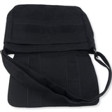 Canvas Messenger Bag Cross Body Bag Shoulder Bag Simple Design Thick and Sturdy (Black)