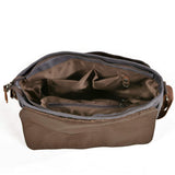 Canvas Messenger Bag, Vintage Crossbody Shoulder Bag,Heavy Waterproof Military Satchel for Men