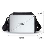 Canvas Satchel Bag men,Classic small Messenger Bag for Men,Crossbody Bag Aesthetic small,Unisex Classic Canvas Shoulder Bag for women, Bookbag for Work,black.