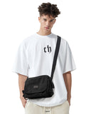 Canvas Satchel Bag men,Classic small Messenger Bag for Men,Crossbody Bag Aesthetic small,Unisex Classic Canvas Shoulder Bag for women, Bookbag for Work,black.