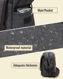Canvas Satchel Bag men,Classic small Messenger Bag for Men,Crossbody Bag Aesthetic small,Unisex Classic Canvas Shoulder Bag for women, Bookbag for Work,black.