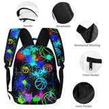CaomeiWu Basketball School Backpack for Kids Girls Boys, 16 Inch Cool Basketball Themed Bookbag, Personality School Backpack for Students Children, sustainable, Lightweight, Large Capacity