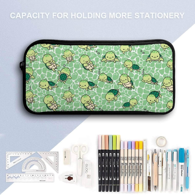 CaomeiWu Sea Turtle Backpack with Lunch Box & Pencil Case for Kids Girls Boys School, 16 Inch Cute Sea Turtle Bookbag, School Backpack for Students Children, Lightweight, Large Capacity