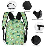 CaomeiWu Sea Turtle Backpack with Lunch Box & Pencil Case for Kids Girls Boys School, 16 Inch Cute Sea Turtle Bookbag, School Backpack for Students Children, Lightweight, Large Capacity