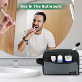 Carbrea Travel Toiletry Bag - Small Tavel Bag for Toiletries, Cosmetics, Accessories, Gifts - Black