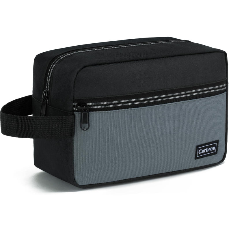 Carbrea Travel Toiletry Bag - Small Tavel Bag for Toiletries, Cosmetics, Accessories, Gifts - Black