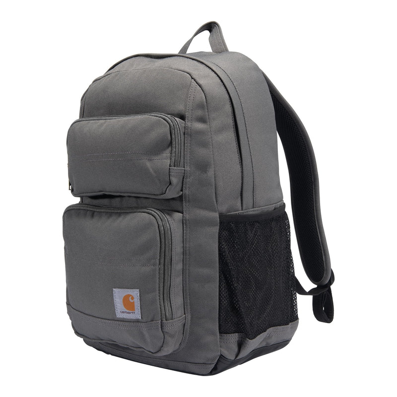 Carhartt 27L Classic Single - Compartment Backpack, Durable Pack with Laptop Sleeve and Duravax Abrasion Resistant Base, Gravel