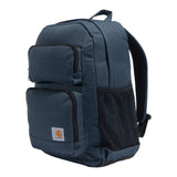 Carhartt 27L Single-Compartment Backpack, Durable Pack with Laptop Sleeve and Duravax Abrasion Resistant Base, Navy