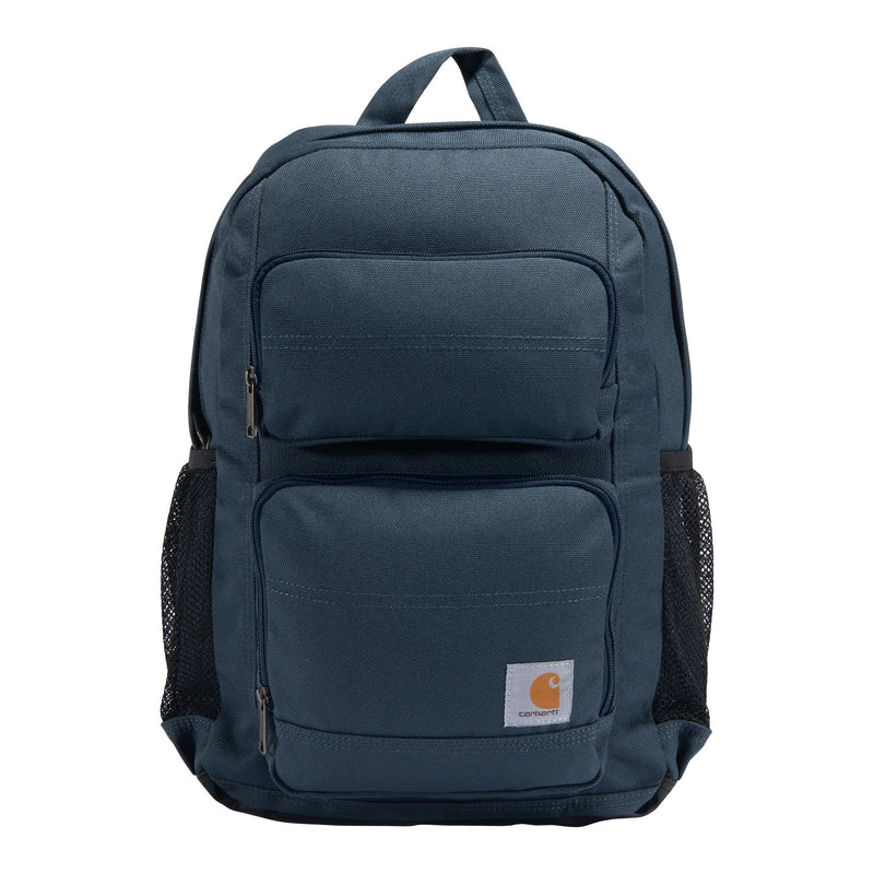 Carhartt 27L Single-Compartment Backpack, Durable Pack with Laptop Sleeve and Duravax Abrasion Resistant Base, Navy | Backpacks4Less