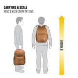 Carhartt 28L Dual - Compartment Backpack, Durable Pack with Laptop Sleeve and Duravax Abrasion Resistant Base, Carhartt Brown