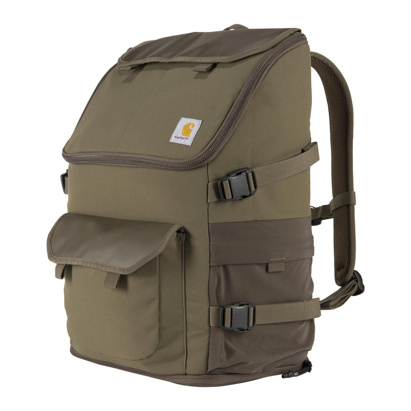 Carhartt 35L Nylon Workday Backpack, Durable Water - Resistant Pack with 15" Laptop Sleeve and Adjustable Shoulder Straps, Tarmac