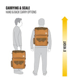 Carhartt 35L Nylon Workday Backpack, Durable Water - Resistant Pack with 15" Laptop Sleeve and Adjustable Shoulder Straps, Tarmac