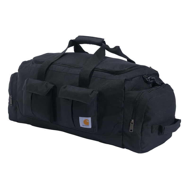 Carhartt 40L Utility Duffel, Heavy - Duty Gear Bag for Jobsite, Gym, & Travel, Duffel Bag (Black), 40L