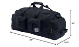 Carhartt 40L Utility Duffel, Heavy - Duty Gear Bag for Jobsite, Gym, & Travel, Duffel Bag (Black), 40L