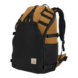 Carhartt 45L Internal Frame Hiking Backpack, Durable Backpacking Pack W/Hydration Port, Camping Daypack for Men & Women, Brown