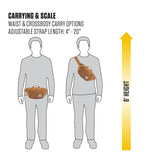 Carhartt Classic Adjustable Sling Bag, Durable, 600 - Denier Water Resistant Hip Pack, Essential Waist Pack (Port)
