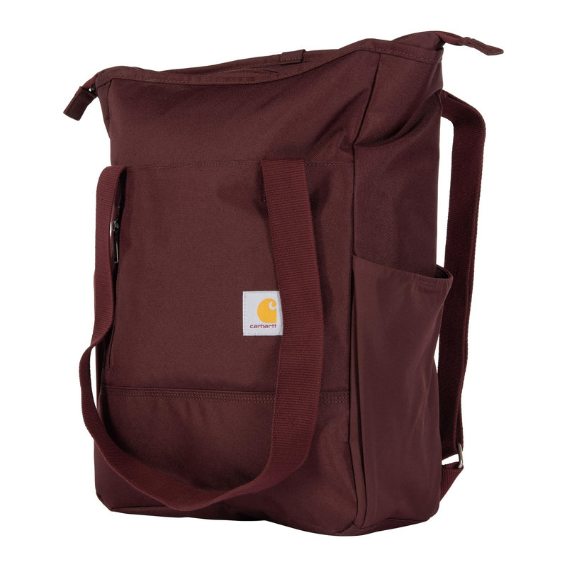 Carhartt Classic Convertible Backpack Tote, Durable Water Repellent Material W/ 17" Laptop Sleeve, Port