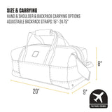Carhartt Classic Duffels, Heavy - Duty Bag for Jobsite, Gym, & Travel, 35L, Black