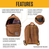 Carhartt Classic Mini Backpack, Durable, Water - Resistant Backpack with Adjustable Shoulder Straps, Port