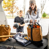 Carhartt Classic Vertical Open Tote Bag, Durable Water Repellent Material W/Hand and Shoulder Straps, Carhartt Brown, 32L