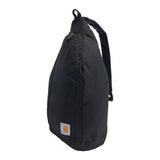 Carhartt Durable Sling Bag, Crossbody Backpack with Side Release Buckle, Tablet Sleeve and Adjustable Strap, Black | Backpacks4Less