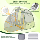 Cat Backpack Carrier for Travel Hiking: Expandable Foldable Breathable Mesh Soft Sided Ergonomic Design Small Dog Puppy Kitty up to 15lbs Camping Outdoor Green
