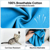 Cat Carrier Pouch, Soft Cat Bag Carrier for Bonding & Stress - Free Vet Visits, Cozy Cat Pouch Carriers to Comfort and Cuddle Your Kitty, for Medium & Small Cats, Sky Blue