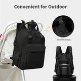 CEI - CEI Diaper Bag Backpack Large Baby Diaper Bag Water - resistant Travel Diaper Backpack for Boys Girls Newborn with Insulated Pockets, Changing Pad, Stroller Straps