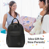 CEI - CEI Diaper Bag Backpack Large Baby Diaper Bag Water - resistant Travel Diaper Backpack for Boys Girls Newborn with Insulated Pockets, Changing Pad, Stroller Straps