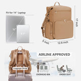 CEI - CEI Neoprene Diaper Bag Backpack Large Newborn Baby Maternity Bags Waterproof Travel Backpack for Mom Dad with Insulated Pockets,Changing Pad