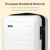 CENSIEN Expandable 16 Inch Underseat Carry On Luggage Airline Approved