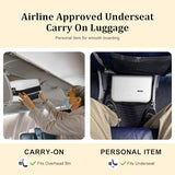 CENSIEN Expandable 16 Inch Underseat Carry On Luggage Airline Approved