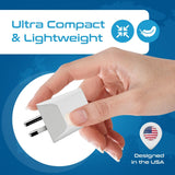 Ceptics Thailand Travel Plug Adapter – Type O Power Adapter with USB - C & A + USA Input – Ultra Compact,3 - in - 1 Safe Grounded Adapter Plug for Thailand