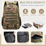 CGYCSY Camo Backpack for Boys backpack for 19'' Students Bookbag for Boy Bookbag and Lunch Box Pencil Case 3 in 1 Set School Bags Children Kids Teens Elementary Middle High School Outdoor Camping