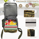 CGYCSY Camo Backpack for Boys backpack for 19'' Students Bookbag for Boy Bookbag and Lunch Box Pencil Case 3 in 1 Set School Bags Children Kids Teens Elementary Middle High School Outdoor Camping
