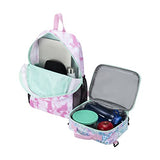 Champion 2-Piece Munch Backpack with Lunch Box Kit Bag (Blue/Pink)