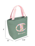 Champion Kids' Fresh Insulated Lunch Tote with Carry Handle, No Leak Cooler Bag for Daily Use, Olive, One Size