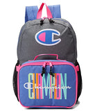 Champion Munch Backpack Lunch Kit Combo Grey/Bright One Size