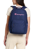 Champion Steady Laptop Backpack with Padded Adjustable Straps, Water Bottle Pockets for Work, Travel, Commute, Black/Ballerina Slipper, One Size
