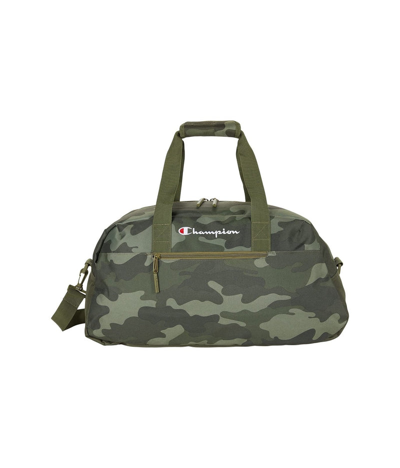 Champion Unisex Adult Logo Duffel Bags, Camo/Cargo Olive, One Size US