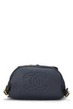 Chanel, Pre - Loved Caviar ; Filigree Backpack, Navy