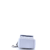 Chanel, Pre - Loved Classic CC Chain Pocket Backpack Quilted Caviar Mini, Blue