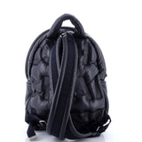 Chanel, Pre - Loved Doudoune Backpack Leather Medium, Blue