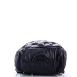 Chanel, Pre - Loved Doudoune Backpack Leather Medium, Blue